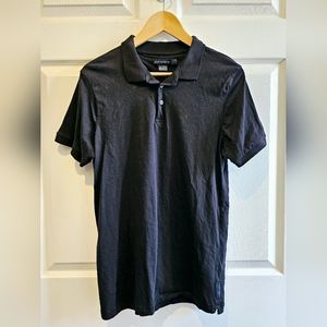 French Connection Black Polo Shirt